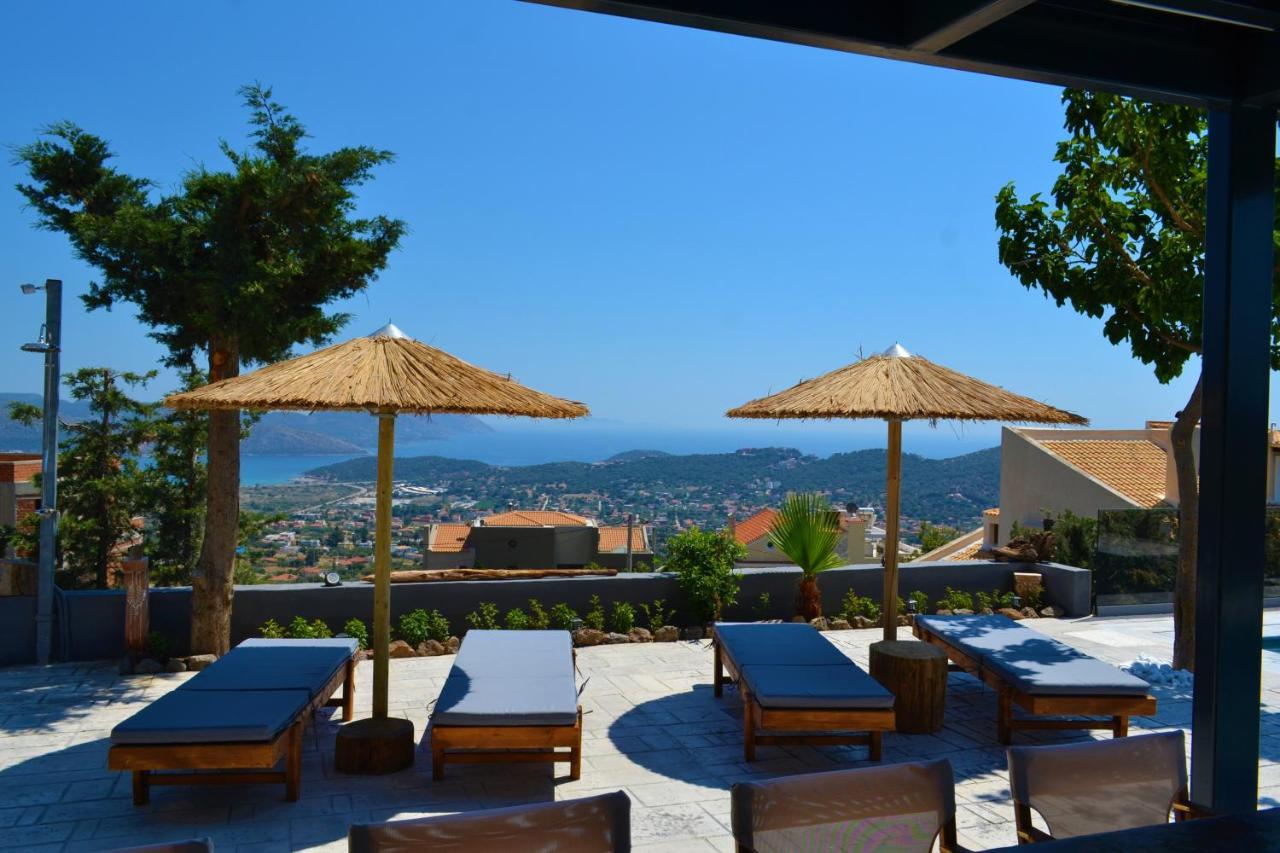 "Stergiou Luxury Apartment 2Nd Floor" Με Κοινη Πισινα Saronida Exteriér fotografie