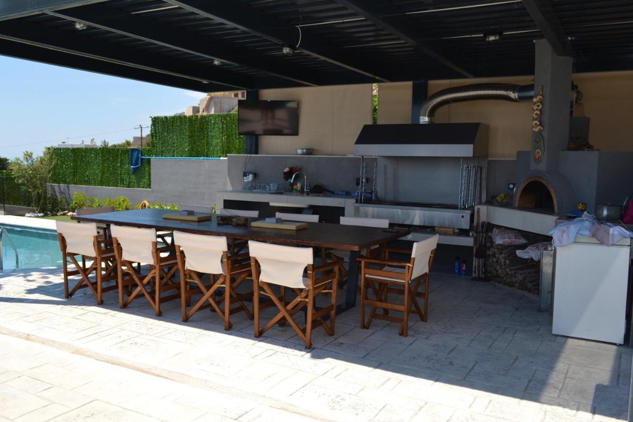 "Stergiou Luxury Apartment 2Nd Floor" Με Κοινη Πισινα Saronida Exteriér fotografie