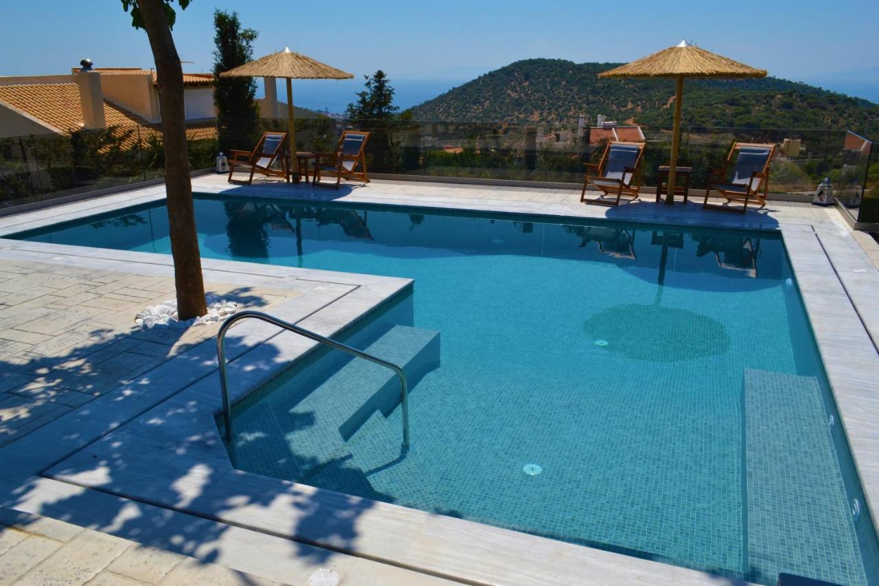 "Stergiou Luxury Apartment 2Nd Floor" Με Κοινη Πισινα Saronida Exteriér fotografie
