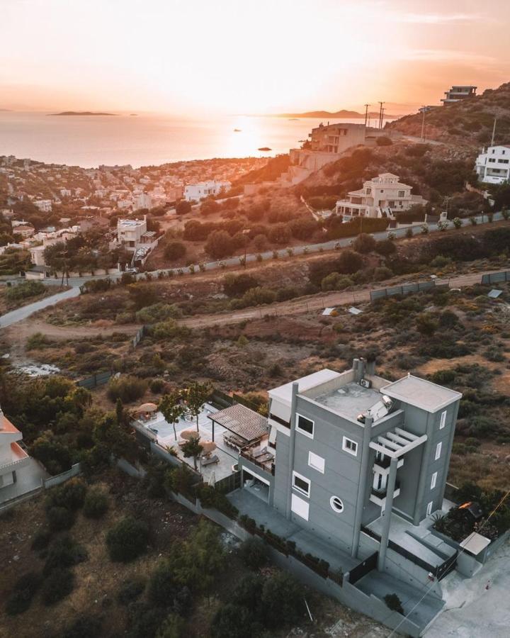 "Stergiou Luxury Apartment 2Nd Floor" Με Κοινη Πισινα Saronida Exteriér fotografie