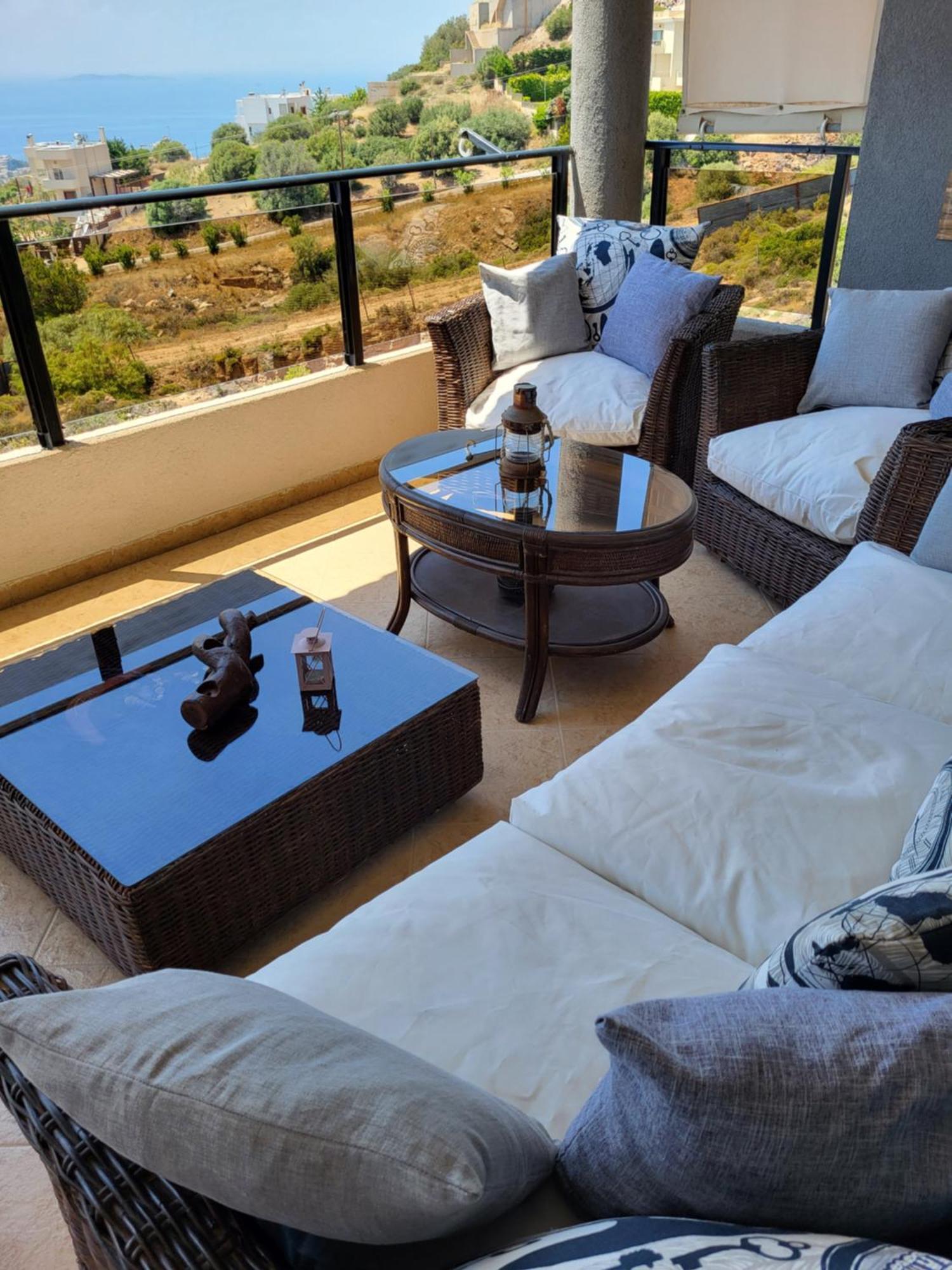 "Stergiou Luxury Apartment 2Nd Floor" Με Κοινη Πισινα Saronida Pokoj fotografie